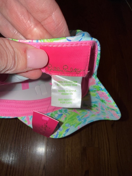Lilly Pulitzer Women\'s Run Around Hat HONDA CLASIC TOILE NWT RARE!